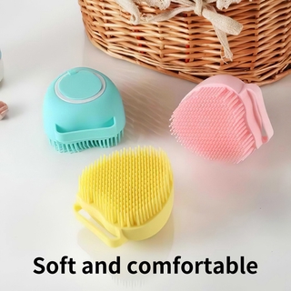 Bàn chải tắm rửa chăm sóc lông tóc cho chó mèo