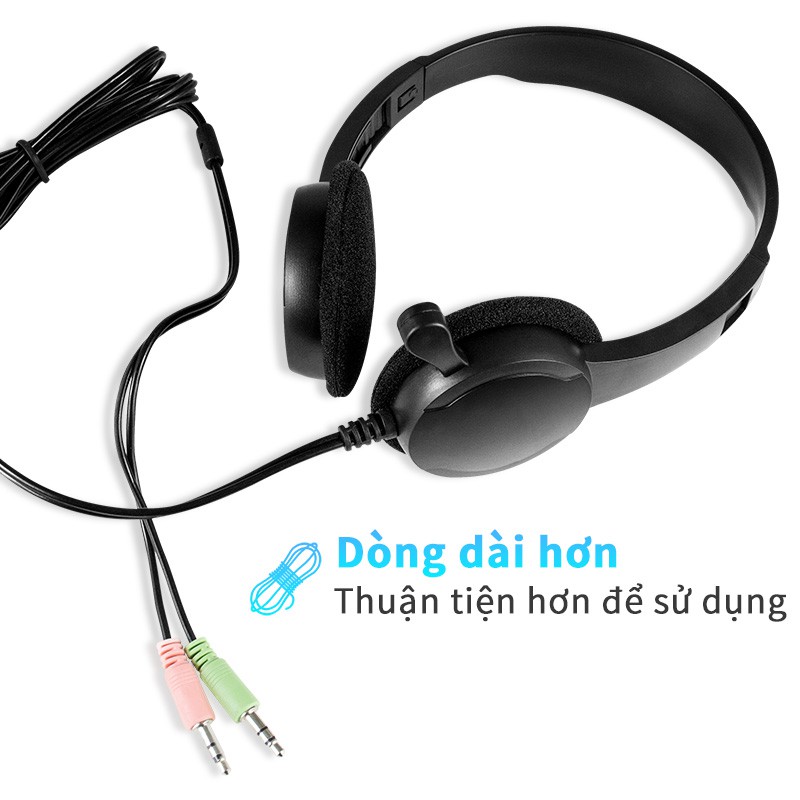 Tai nghe 809 có dây phù hợp để chơi game máy tính để bàn