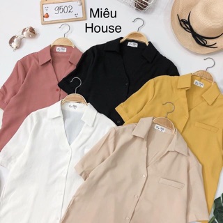 Áo sơ mi cổ V
