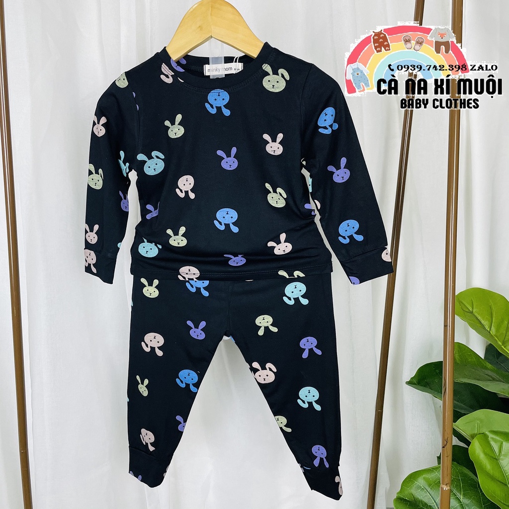 SIZE 7-30kg bộ dài tay thun lạnh Minky-mom loại 1 cho bé cực dễ thương 7-30kg