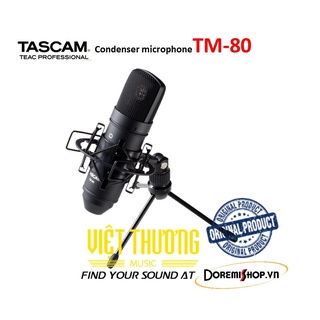 Micro thu âm condenser microphone TASCAM TM-80