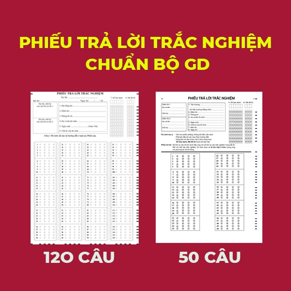 Set 15 phiếu làm bài trắc nghiệm - HOCMAI