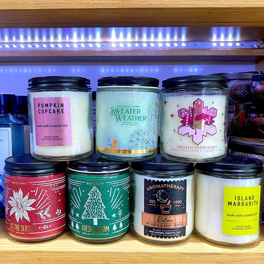 Nến Thơm Phòng Bath & Body Works 1 bấc - 198g