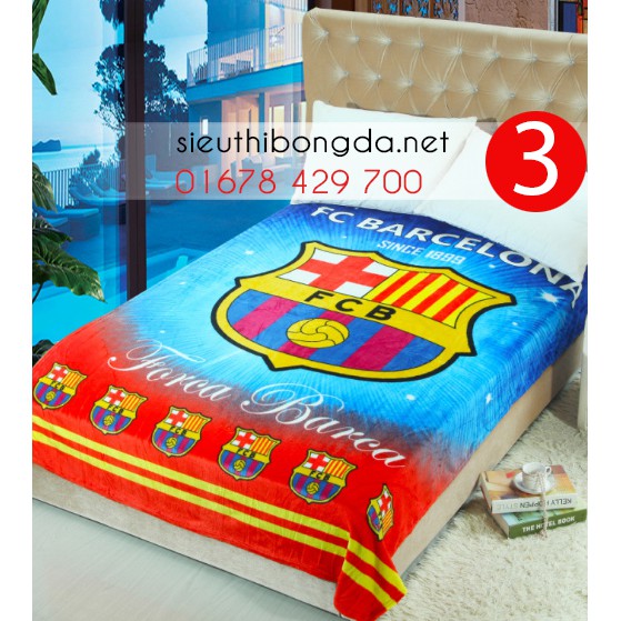 Chăn nhung Barcelona