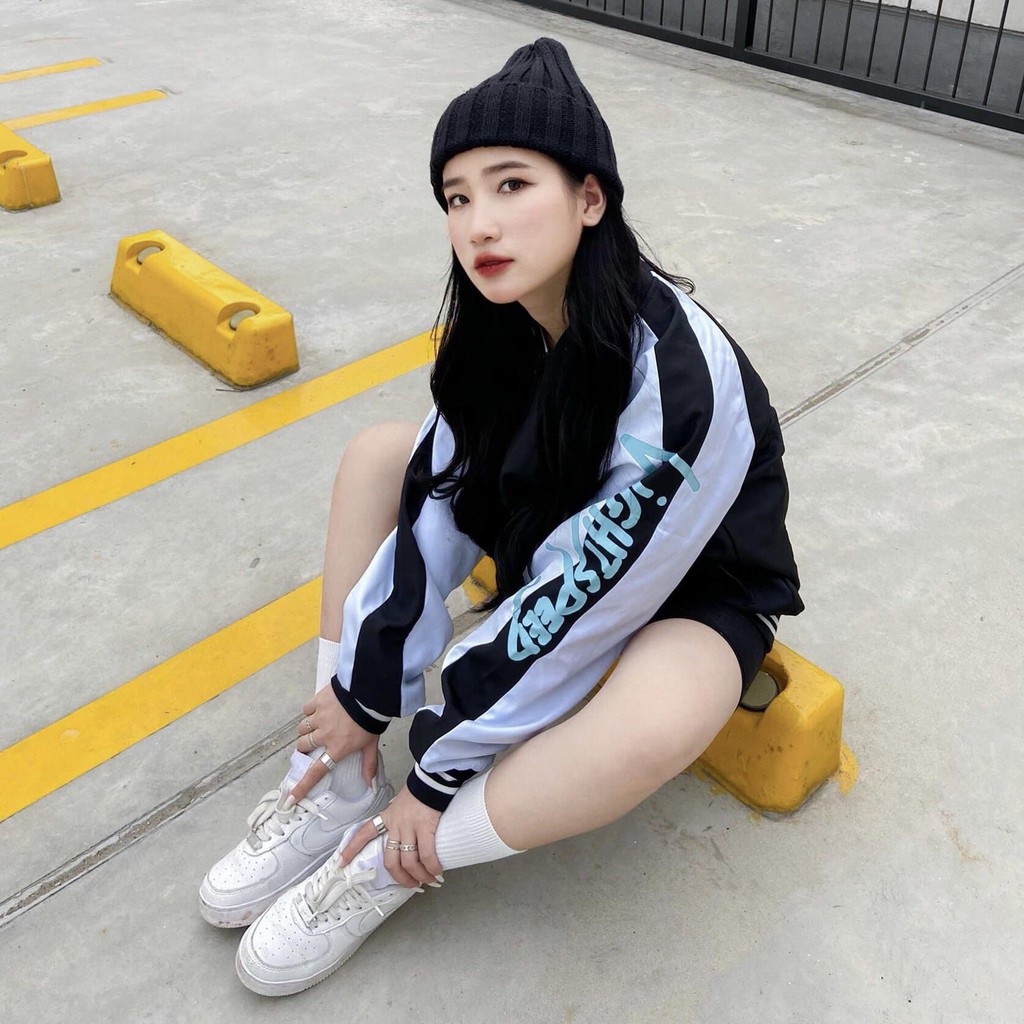 ÁO KHOÁC DÙ BOMBER BAD HABIT UNISEX - GIN STORE