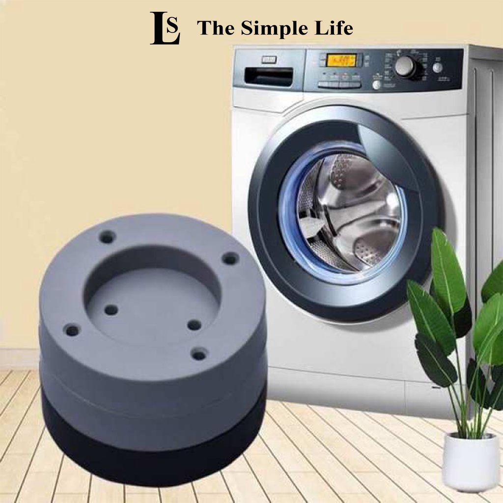 Đế kê máy giặt chống rung, combo 4 đế cao su kê chân máy giặt, tủ lạnh, bàn ghế, thiết bị điện chống ồn, chống rung