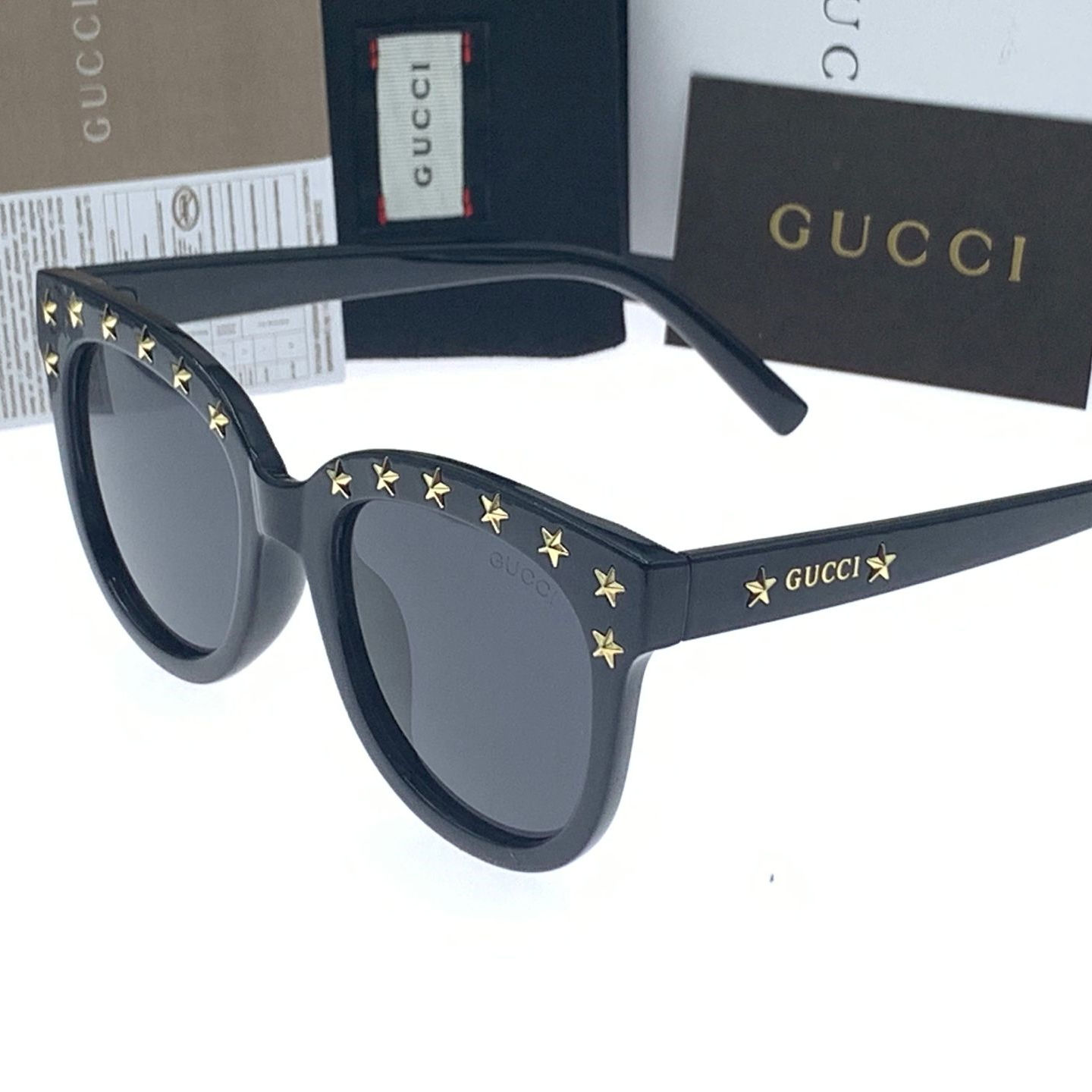 Kính Mát Gucci Chống Tia Uv 400 Cao Cấp Cho Nam Hitam