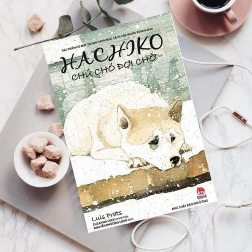 Sách - Hachiko - Chú chó đợi chờ - Cuốn tiểu thuyết làm rung động hàng triệu con tim trên thế giới - NXB Kim Đồng