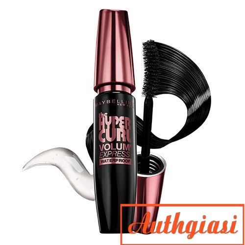 [Chính Hãng] Mascara chuốt mi Maybelline Hyper Curl Waterproof đen siêu cong dài mi