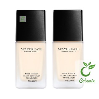 Kem nền che khuyết điểm MAYCREATE H1030 Nude makeup concealer chống nước kiềm dầu