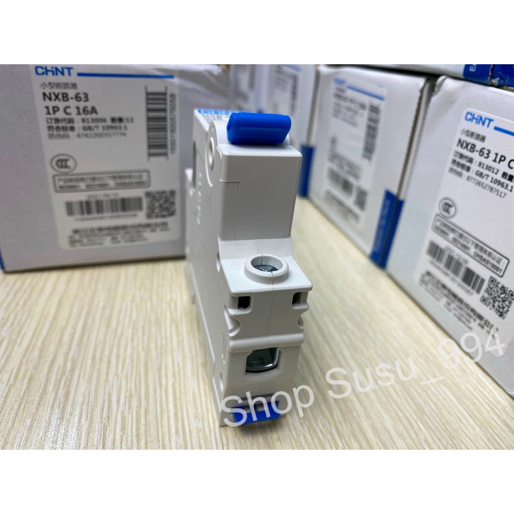 Aptomat Chint NXB-63 1P 16A Dòng Cắt 6kA