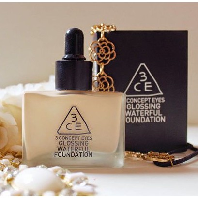 Kem Nền 3CE Glossing Waterful Foundation