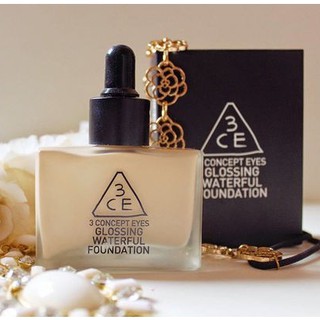 Kem Nền 3CE Glossing Waterful Foundation