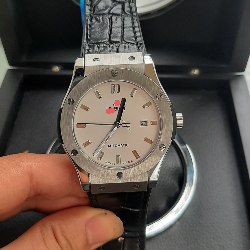 (Ảnh Shop Chụp, Có Video) Đồng Hồ Nam Hubl0t Automatic Cao Cấp, Đầy Đủ Size Mặt | BigBuy360 - bigbuy360.vn