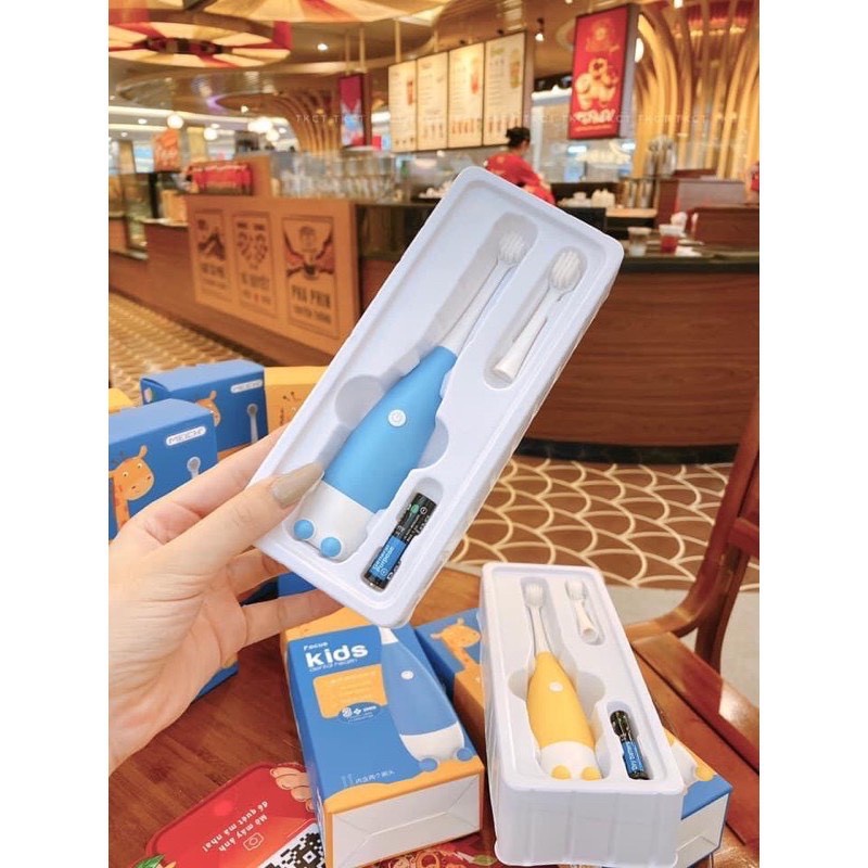 Bàn chải điện cho bé 🔥FREESHIP🔥 bàn chải đánh răng trẻ em