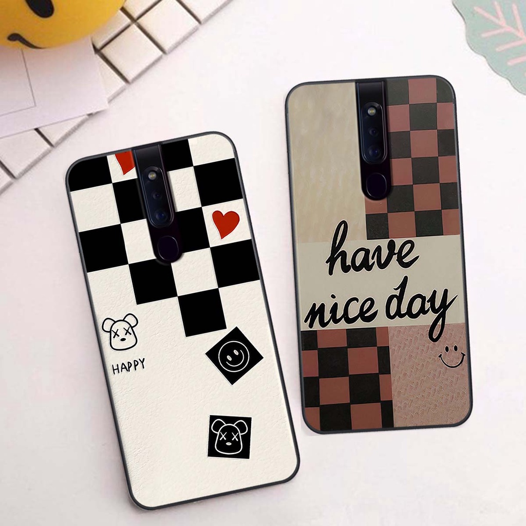 Ốp Oppo F11 / F11 Pro caro trái tim cá tính, thời trang siêu đẹp, siêu phong cách