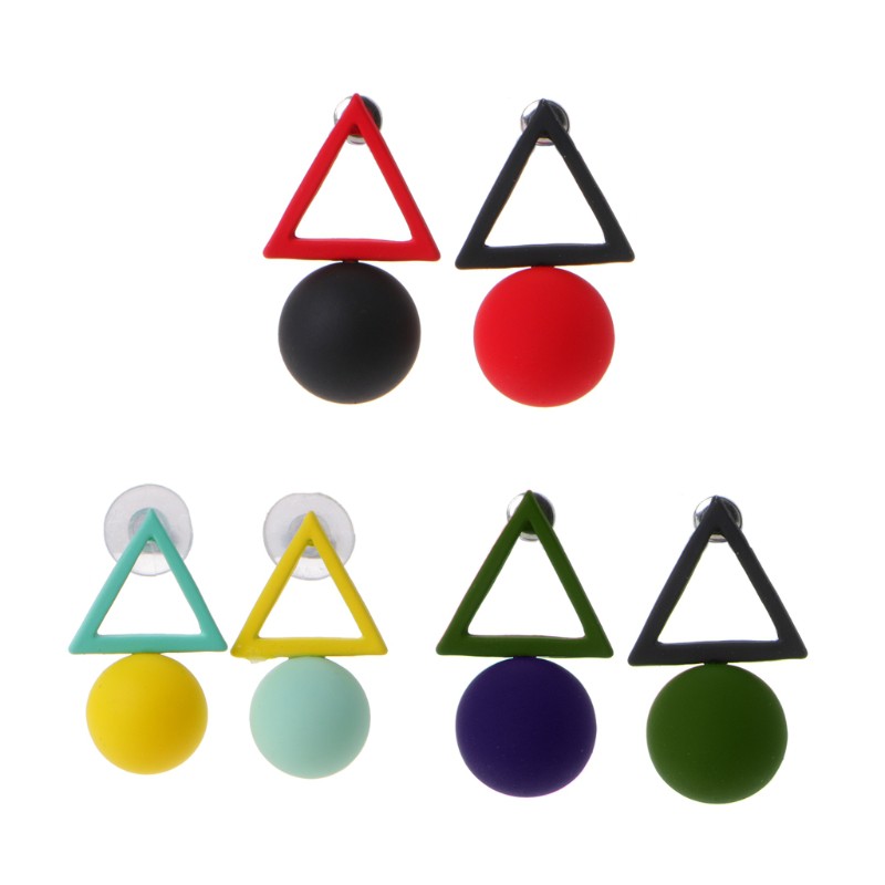 Hoa tai kiểu dáng tam giác thời trang cá tính cho nữ