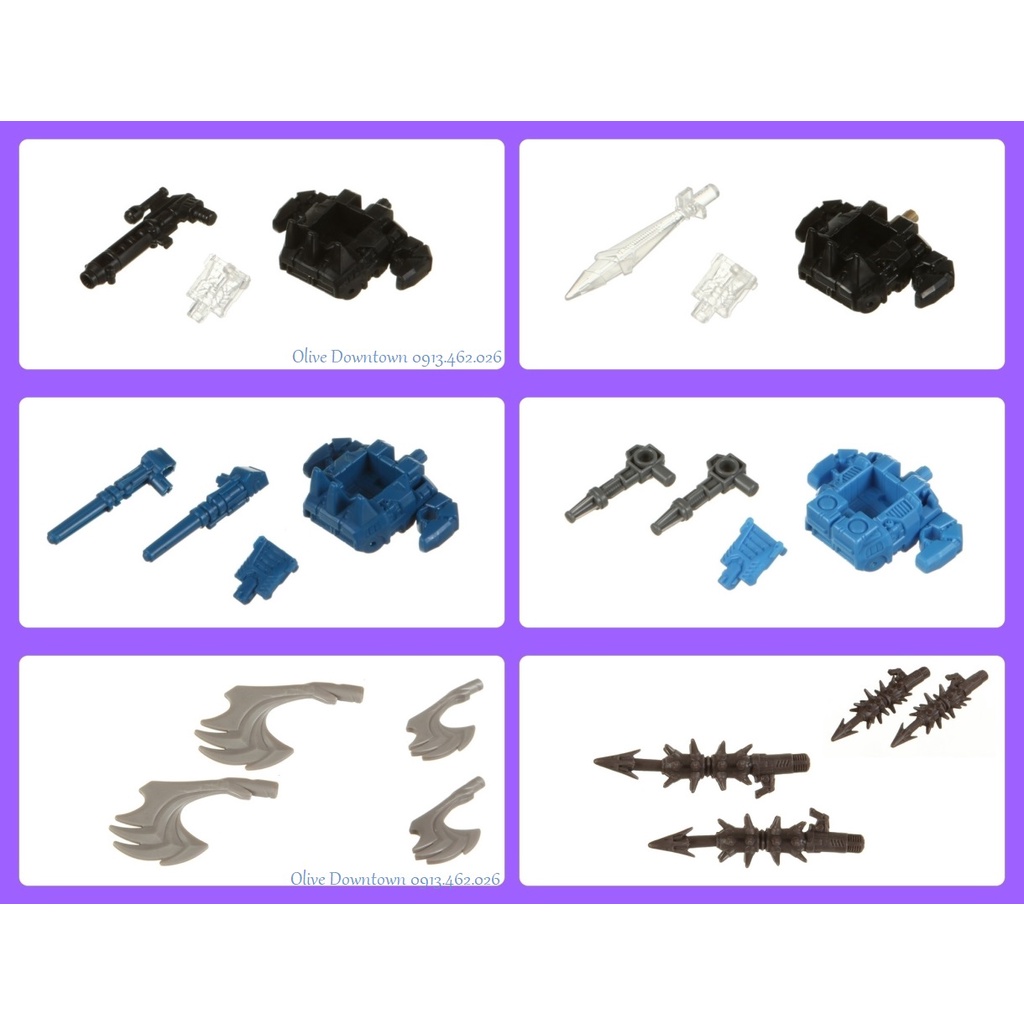 🔸️Phụ kiện Transformers / ACCESSORIES - Khách chọn theo thẻ tên và hình ảnh