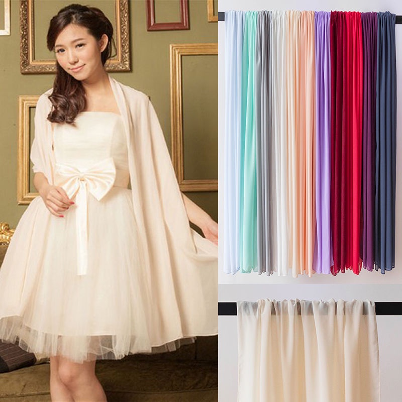 ✵Áo Thun Nữ Tay Ngắn In Chữ Thời Trang Trẻ Trung✵Khăn Choàng Chiffon Màu Sắc Đơn Giản Cho Cô Dâu