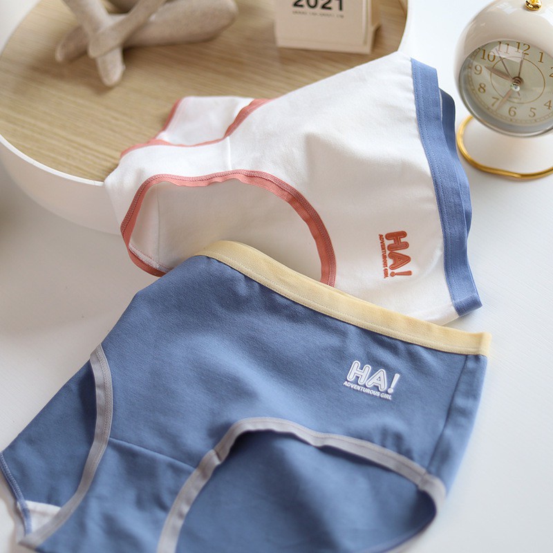 Quần Lót Nữ Cotton HaGo! Chất Siêu Mềm Mịn Màu Cute