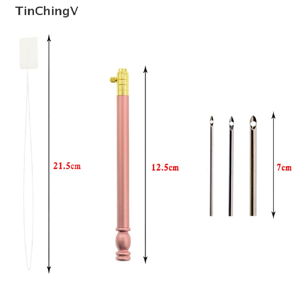 Bộ Dụng Cụ Đan Len Với 3 Kim Thêu Tiện Dụng