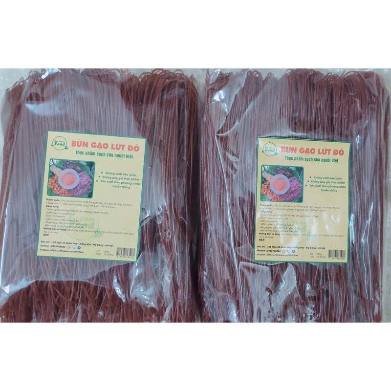 0,5kg bún gạo lứt -0,5 kg phở gạo lứt thơm ngon