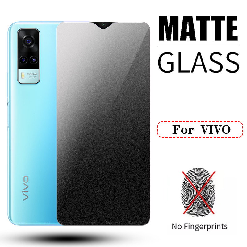 Kính Cường Lực Mặt Nhám Chống Dấu Vân Tay Cho VIVO V29E V27E V25 V25E Y15s Y15a Y53s Y72 5G Y31 Y20i Y20s Y20 V23E V21 V21E V19 V17 V15 V20 SE S1 Pro Y11 Y12 Y17 Y30 Y50 4G 5G 2023