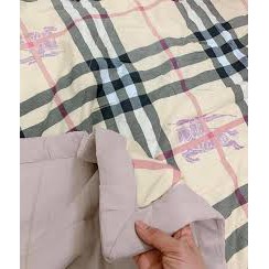 Chăn đũi hè thu Burberry xuất khẩu 2x2,3m