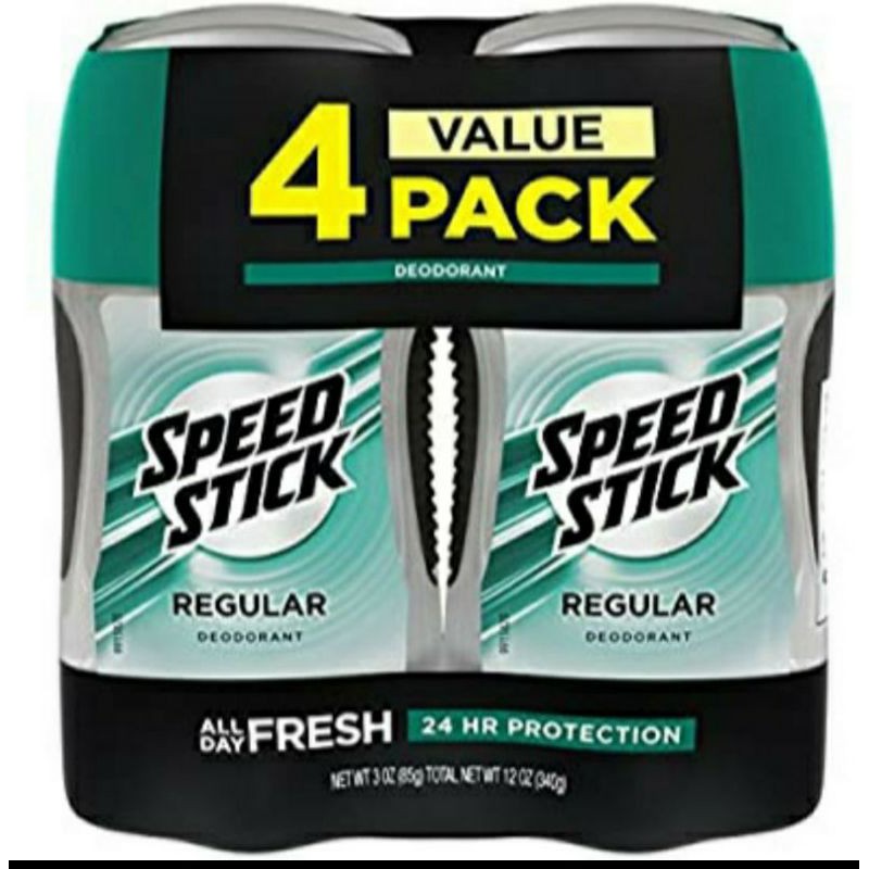 Combo 4 tuýp lăn khử mùi SPEED STICK REGULAR - Hàng Mỹ