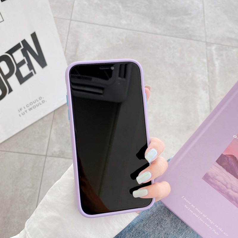 Ốp lưng iphone Roro Couple nhám viền nổi cong 5/5s/6/6plus/6s/6splus/7/7plus/8/8plus/x/xr/xs/11/12/pro/max/plus/promax | BigBuy360 - bigbuy360.vn