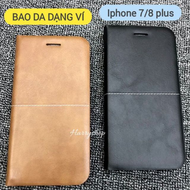 [Mã ELFLASH5 giảm 20K đơn 50K] Bao da dạng ví Iphone 7 plus /8 plus hiệu Nuoku chính hãng