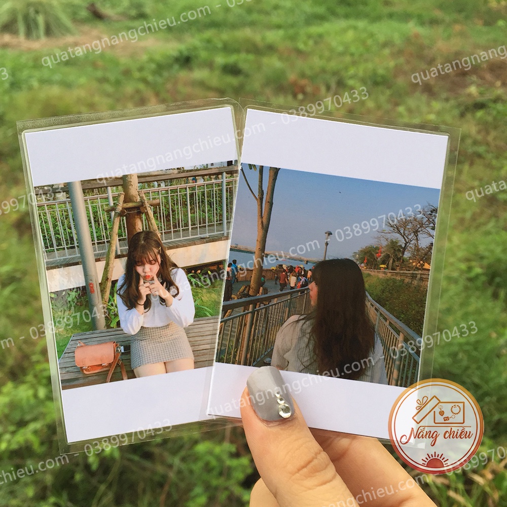 Combo 100 tấm ảnh in ép plastic 2 mặt tràn viền - size 6x9cm - in theo yêu cầu