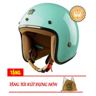 Nón bảo hiểm 3/4 Luxury Royal M20C Xanh Mint