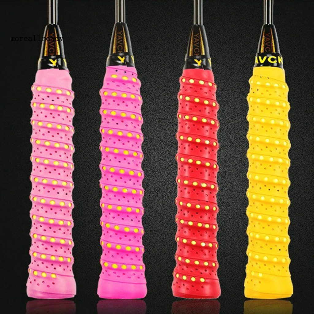 Vỏ Bọc Tay Cầm Vợt Tennis Chống Trượt Màu Sắc Tươi Sáng Lâu Trôi