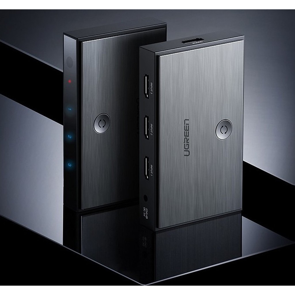 Ugreen 50709 - Bộ gộp HDMI chuẩn 2.0 3 vào 1 ra hỗ trợ 4K@60Hz ✔HÀNG CHÍNH HÃNG ✔