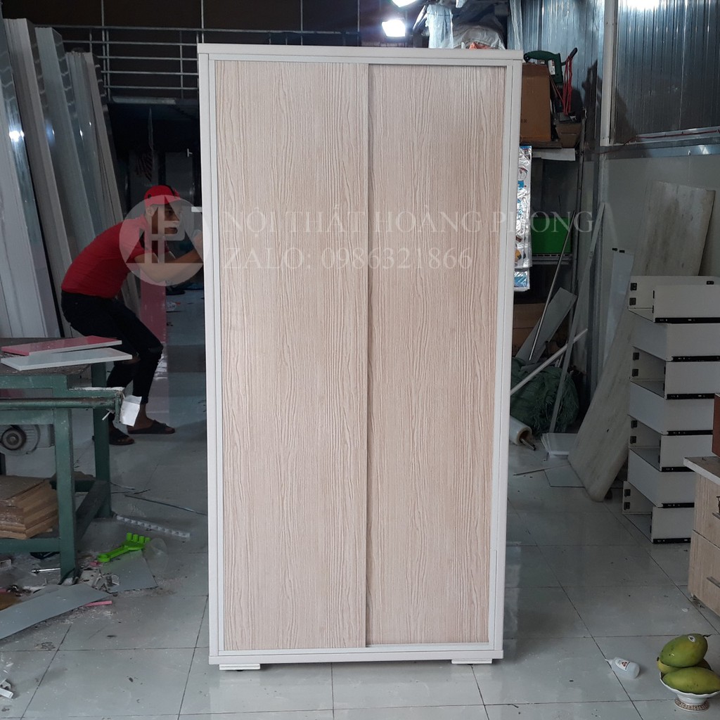 Tủ nhựa đài loan 2 cánh lùa đẹp TPHCM ( 83cm X 1M80 ) #100% Miễn phí vận chuyển Bảo hành 2 năm tận nơi