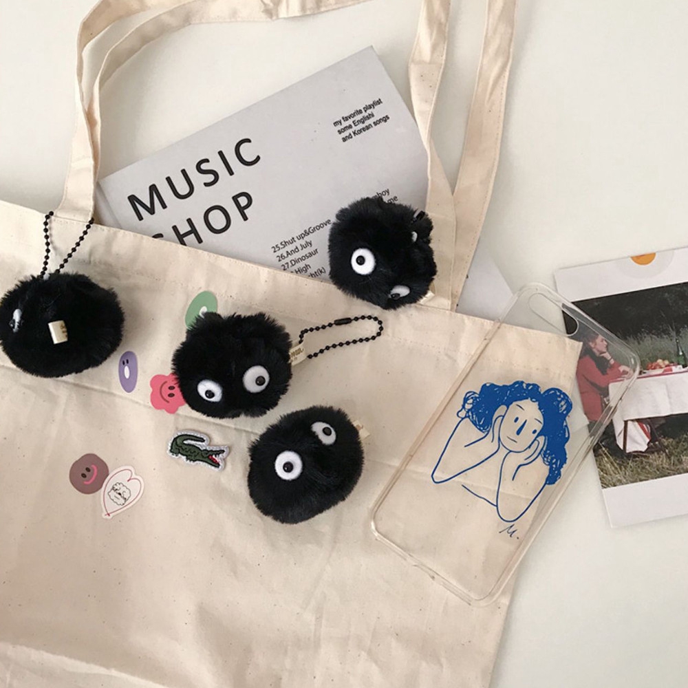 Móc Khóa Nhỏ Hình Elves Bằng Than Tre Nhồi Bông Dễ Thương