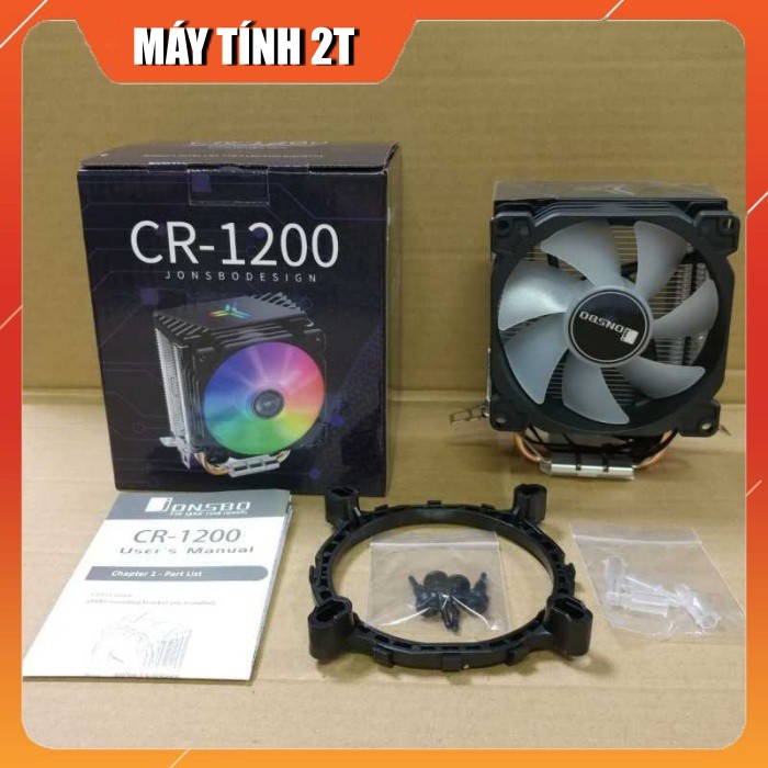 Tản nhiệt khí CPU Làm Mát, Fan CPU Jonsbo Cr1200 Fan LED RGB - Máy Tính TT