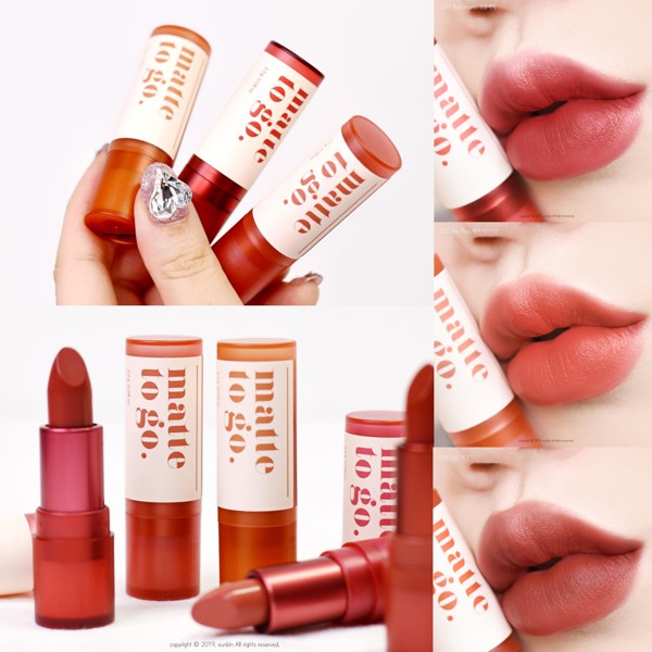 Son thỏi lì I'm Meme Matte To Go chất son sáp mềm mịn, nhẹ môi, lên màu chuẩn - CHÍNH HÃNG HONGS BEAUTY