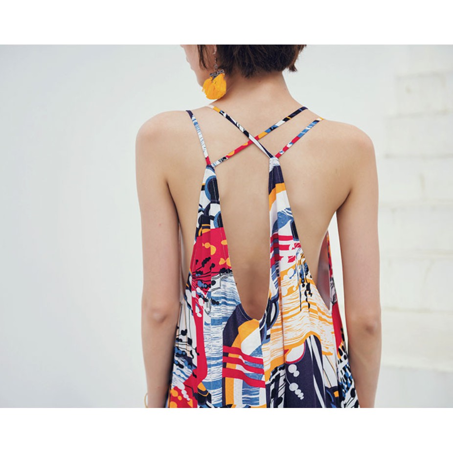 Đầm boho đi biển