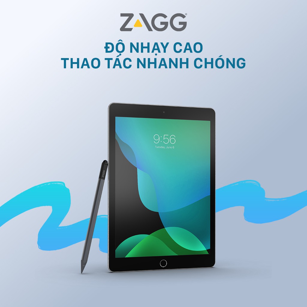 Bút cảm ứng ZAGG Pro Stylus [ CHÍNH HÃNG PHÂN PHỐI VN, BẢO HÀNH 1 NĂM]