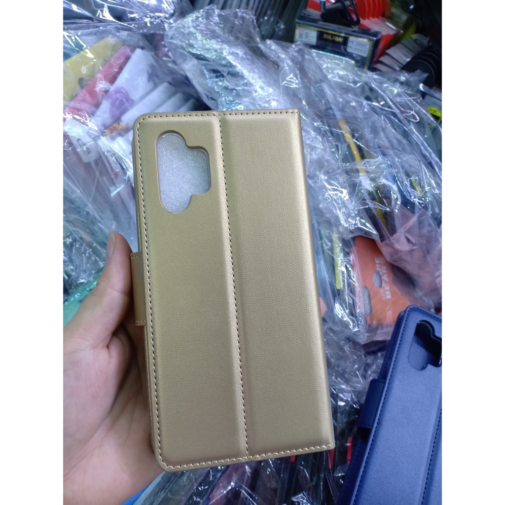 [Hàng mới về] Bao da dạng ví hiệu Hanman có quai cài dành cho Samsung Galaxy A32 4G, A52, A72