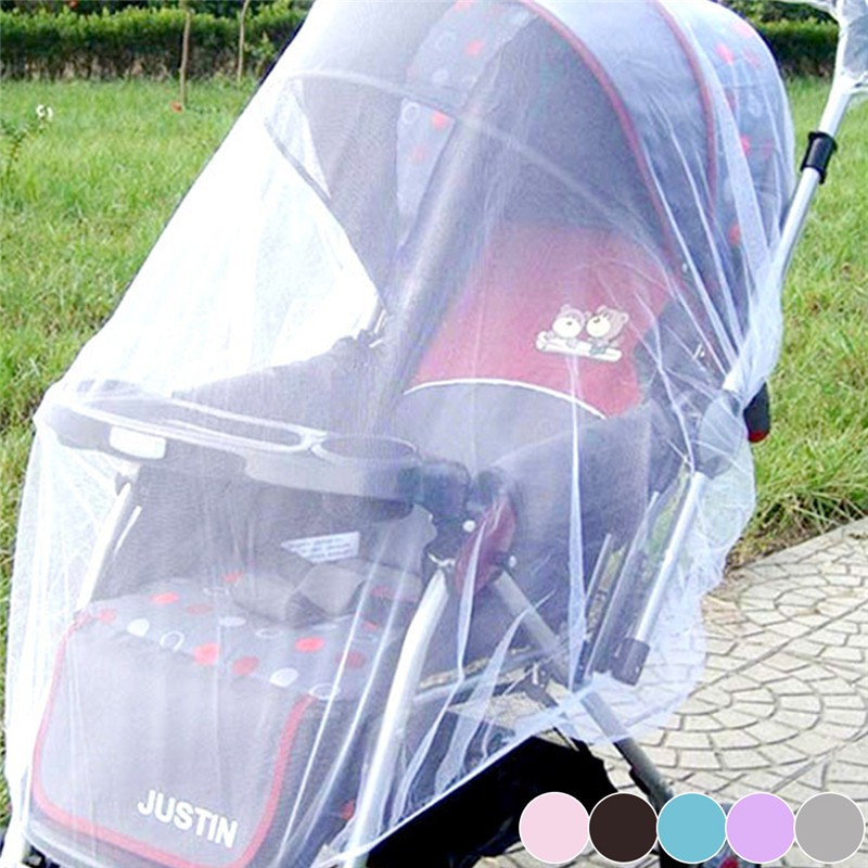 Mùng chụp chống muỗi cho xe đẩy em bé