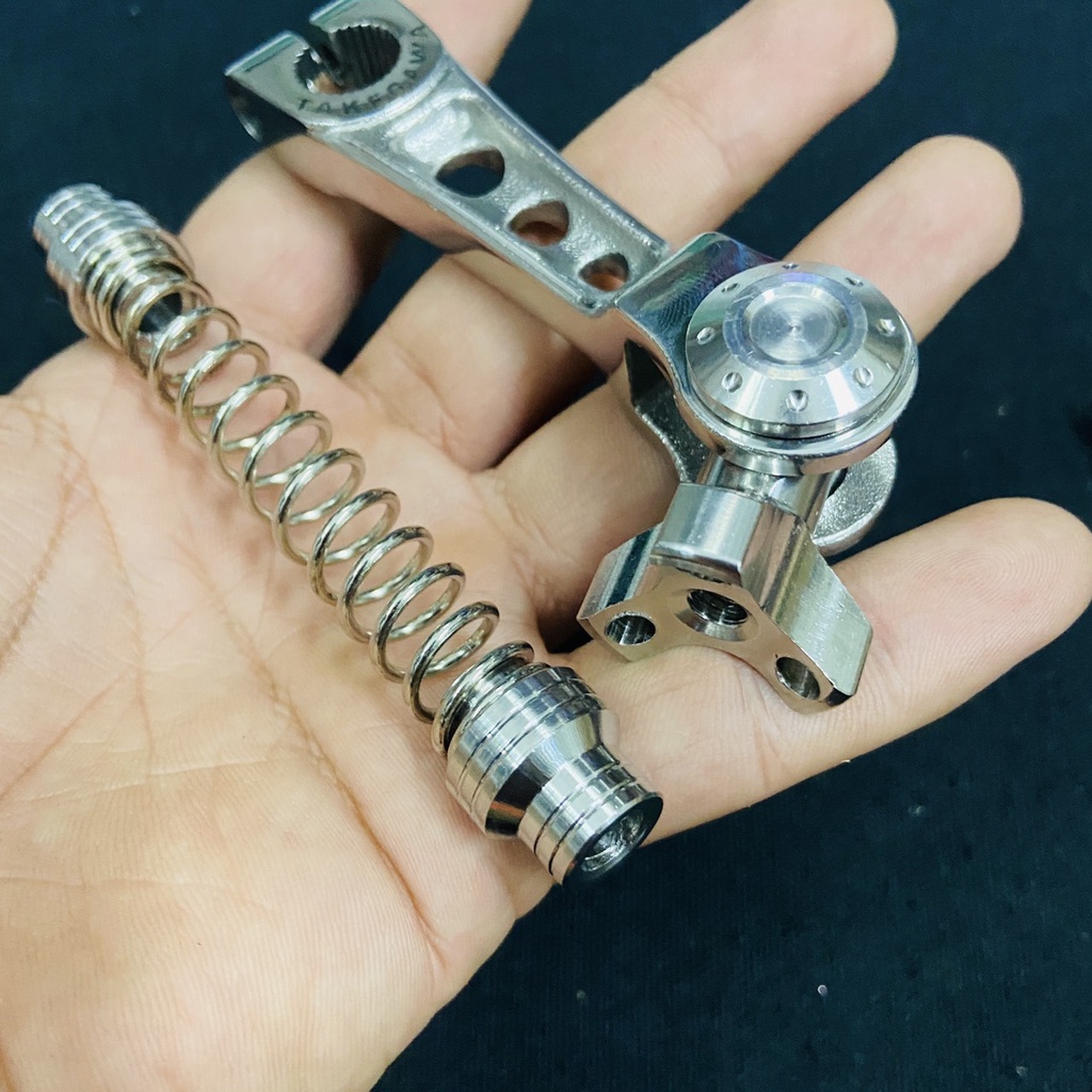 Bát thắng càng thắng Takegawa chất liệu inox đặc sử dụng cho WAVE, DREAM, FUTURE, SIRIUS, VARIO