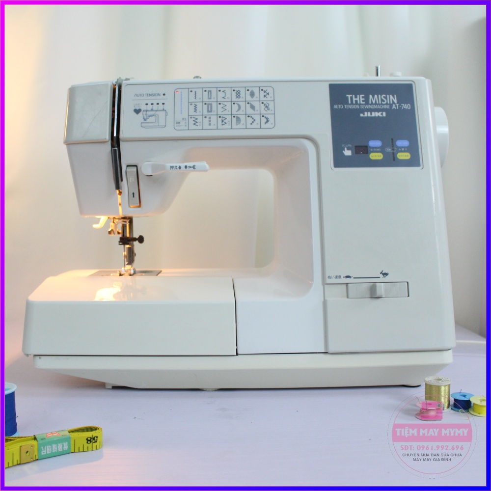 Máy May Gia Đình Mini Nhật Bản Juki Misin 740 Chạy Khỏe Không Kén Vải