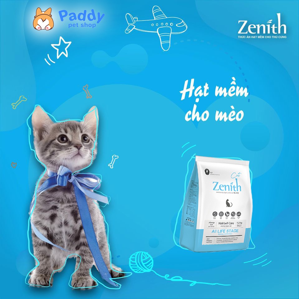 Hạt Mềm Zenith Hairball Tiêu Búi Lông Cho Mèo