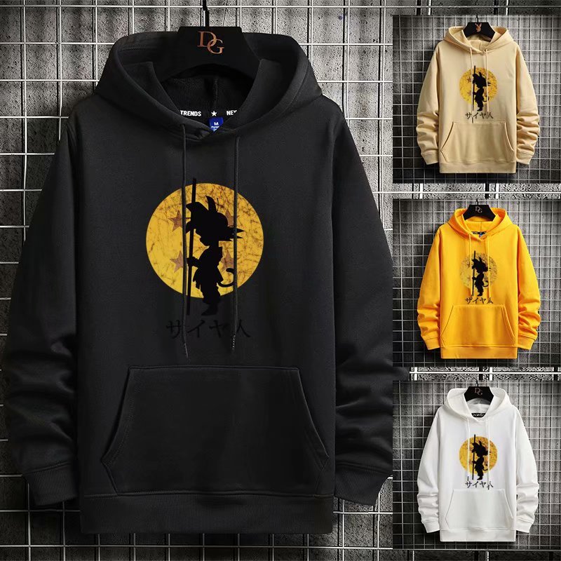 Áo Hoodie Dáng Rộng In Hình Anime 8 Màu Tùy Chọn Size M-3Xl Cho Nam