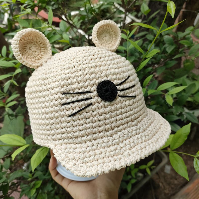 Nón Lưỡi Trai Hình Chuột Cho Bé