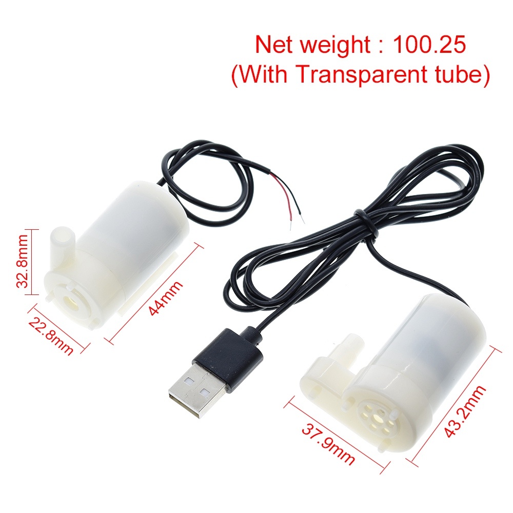 Máy Bơm Nước Mini DC 3-5V 70-120L/H Chuyên Dụng