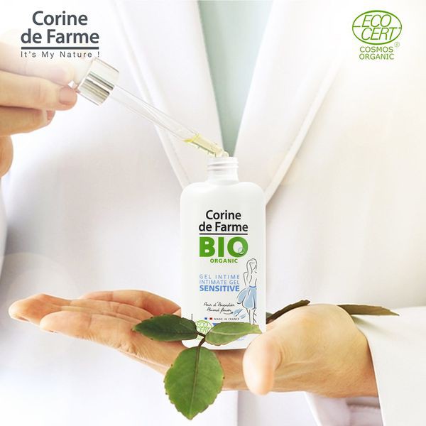 Dung Dịch Vệ sinh phụ nữ Corine de Farme BIO Organic Intimate Gel Sens